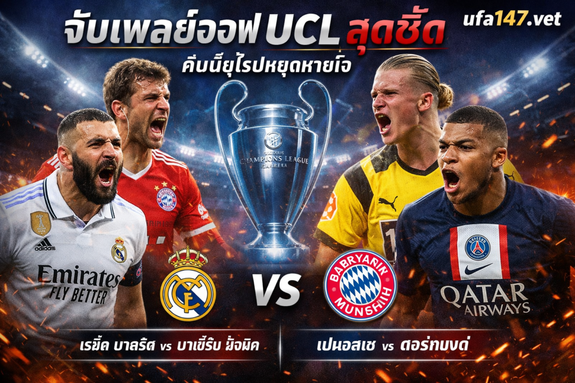 จับเพลย์ออฟ UCL สุดซี้ด