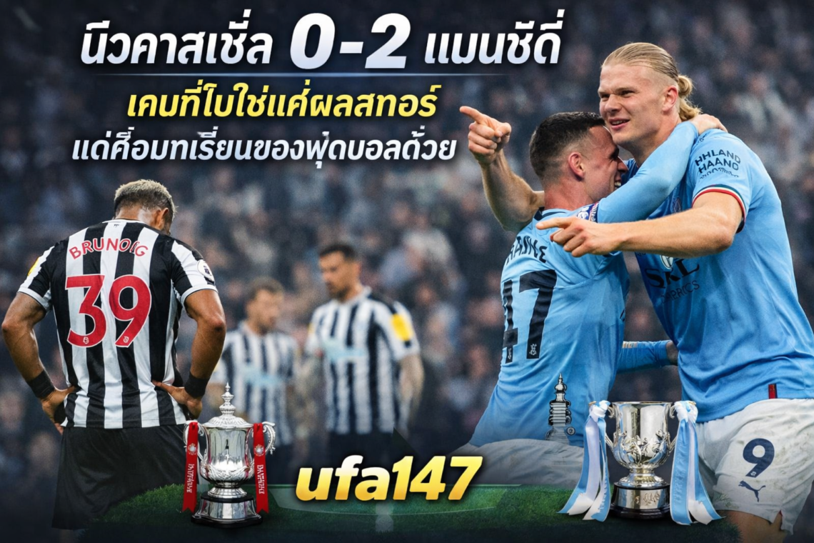 นิวคาสเซิ่ล 0-2 แมนซิตี้