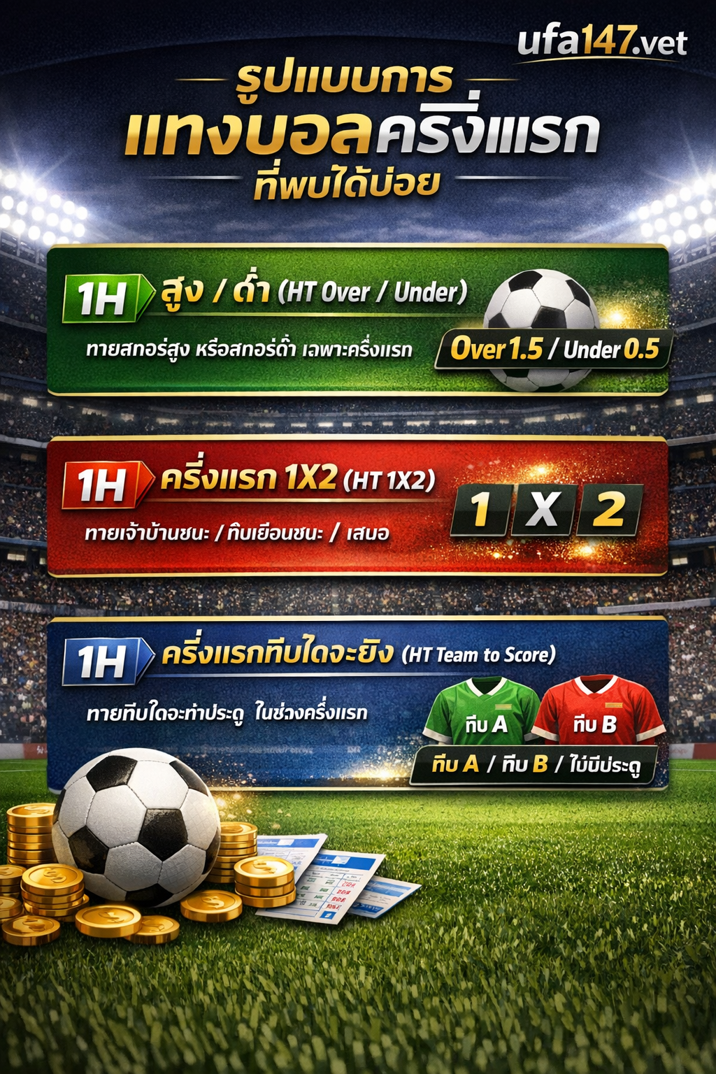 แทงบอลครึ่งแรก