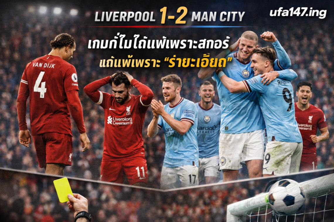ลิเวอร์พูล 1-2 แมนซิตี้